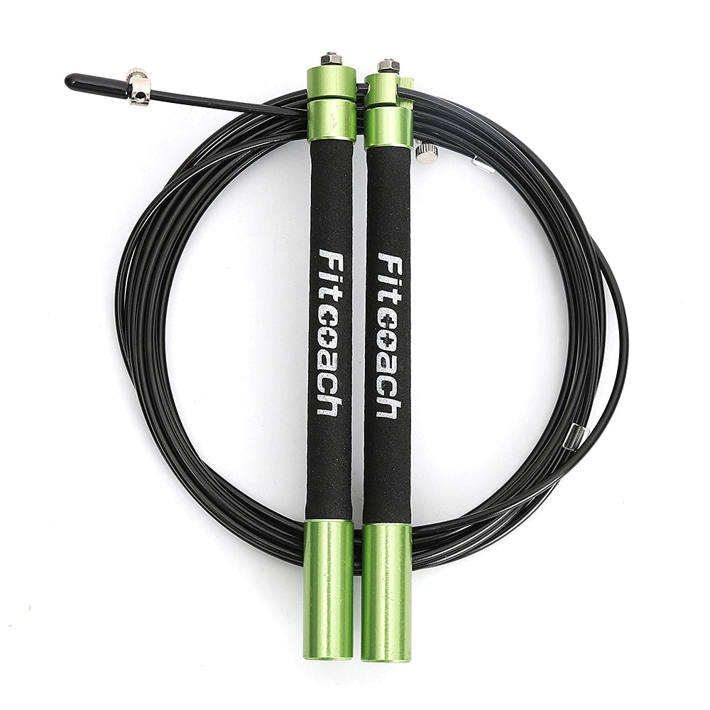 Stainless Steel Handle Speed Jump Rope - Blue Force Sports