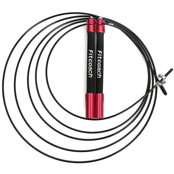Stainless Steel Handle Speed Jump Rope - Blue Force Sports