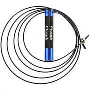 Stainless Steel Handle Speed Jump Rope - Blue Force Sports