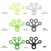 Silicone Finger Resistance Band - Blue Force Sports