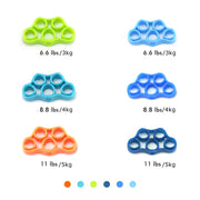 Silicone Finger Training Resistance Ring - Blue Force Sports