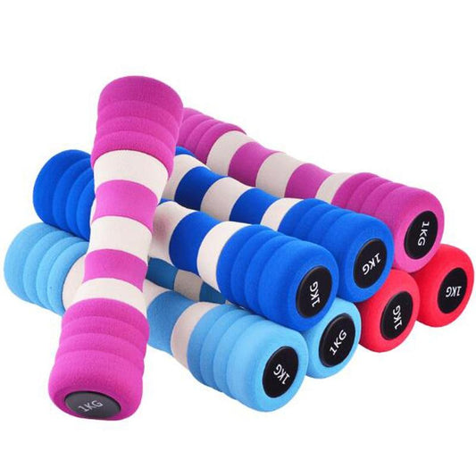 Striped Ladies Dumbbells - Blue Force Sports