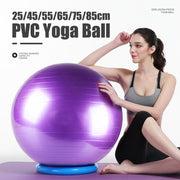 Explosion-Proof PVC Yoga Ball - Blue Force Sports