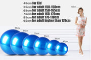 Explosion-Proof PVC Yoga Ball - Blue Force Sports