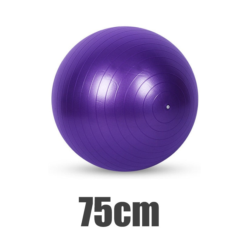Explosion-Proof PVC Yoga Ball - Blue Force Sports