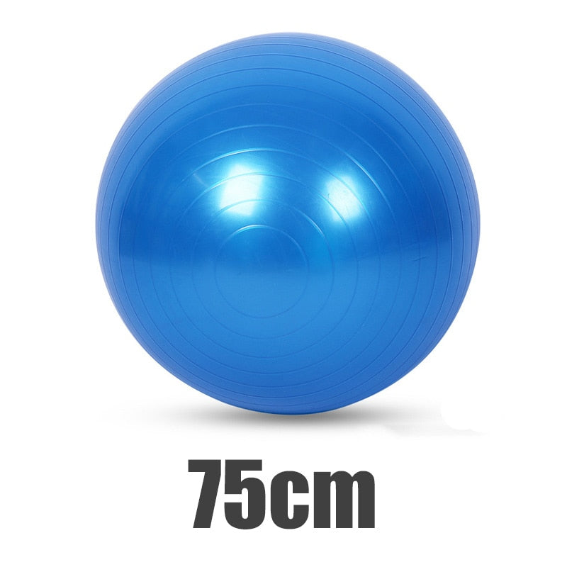 Explosion-Proof PVC Yoga Ball - Blue Force Sports