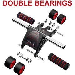 4 Wheels Ab Roller for Core Workout - Blue Force Sports