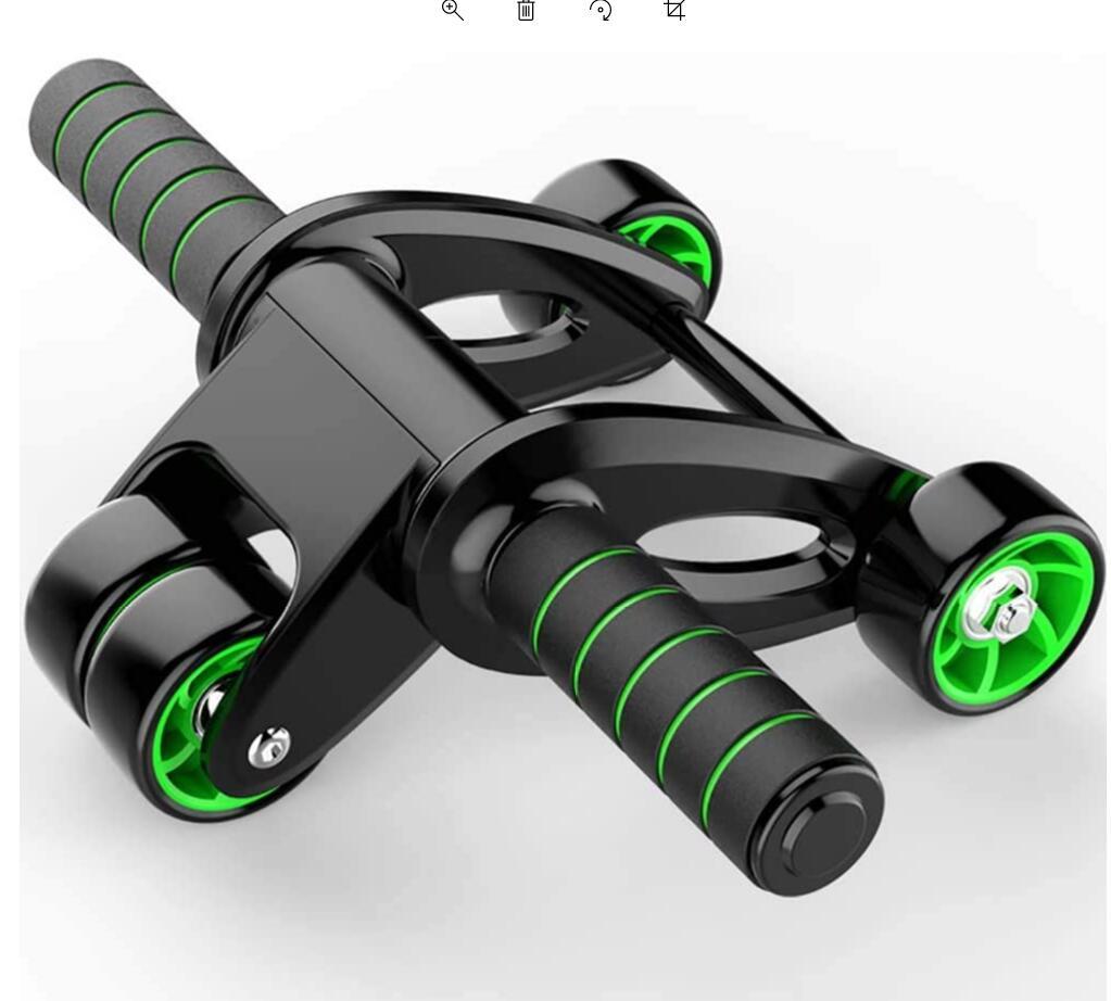 4 Wheels Ab Roller for Core Workout - Blue Force Sports