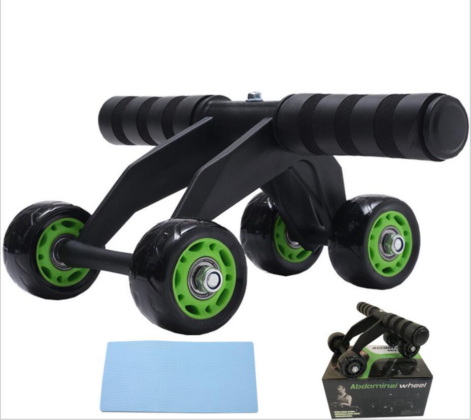 4 Wheels Ab Roller for Core Workout - Blue Force Sports