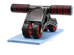 4 Wheels Ab Roller for Core Workout - Blue Force Sports