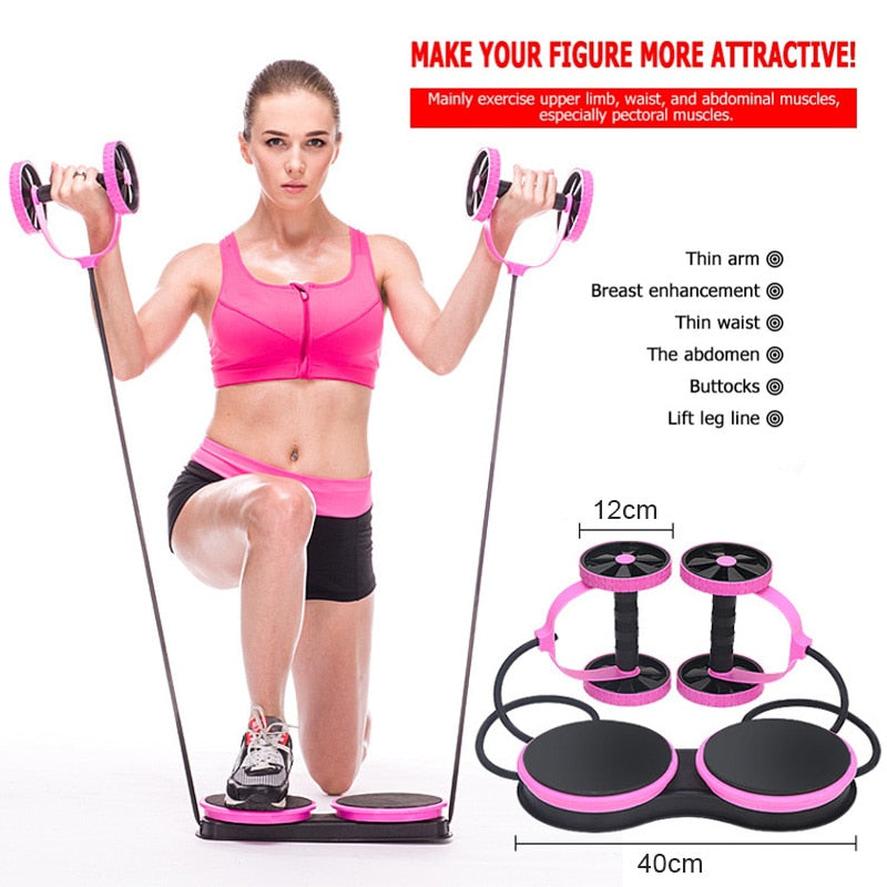 Multi-Functional Abdominal Muscle Wheel - Blue Force Sports
