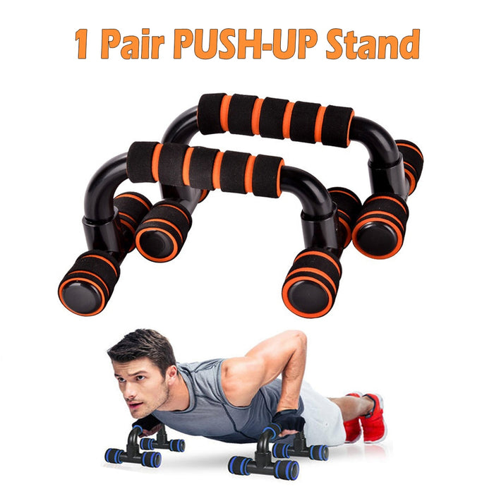 Striped Push-Up Stand 2 Pcs Set - Blue Force Sports