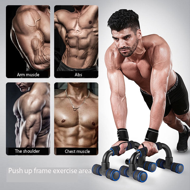 Fitness Push-Up Bars for Home Exercise - Blue Force Sports