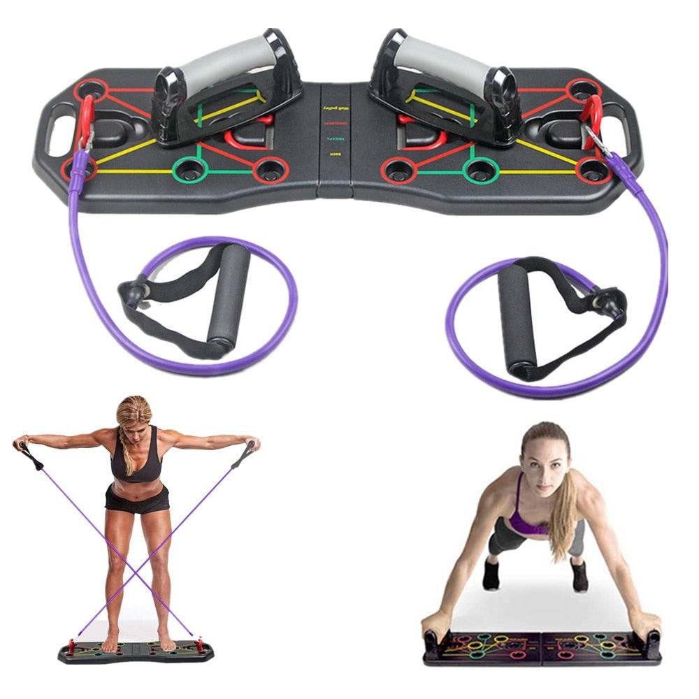 9 in 1 Push Up Board - Blue Force Sports