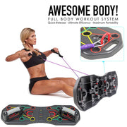 9 in 1 Push Up Board - Blue Force Sports