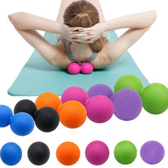 Hard Rubber Massage Peanut Ball - Blue Force Sports