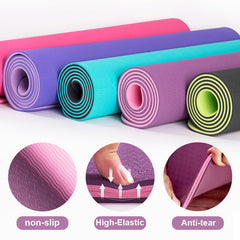 6 mm Two Tone Fitness Mat