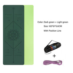 6 mm Two Tone Fitness Mat