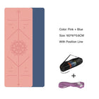 6 mm Two Tone Fitness Mat - Blue Force Sports