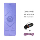 6 mm Two Tone Fitness Mat - Blue Force Sports