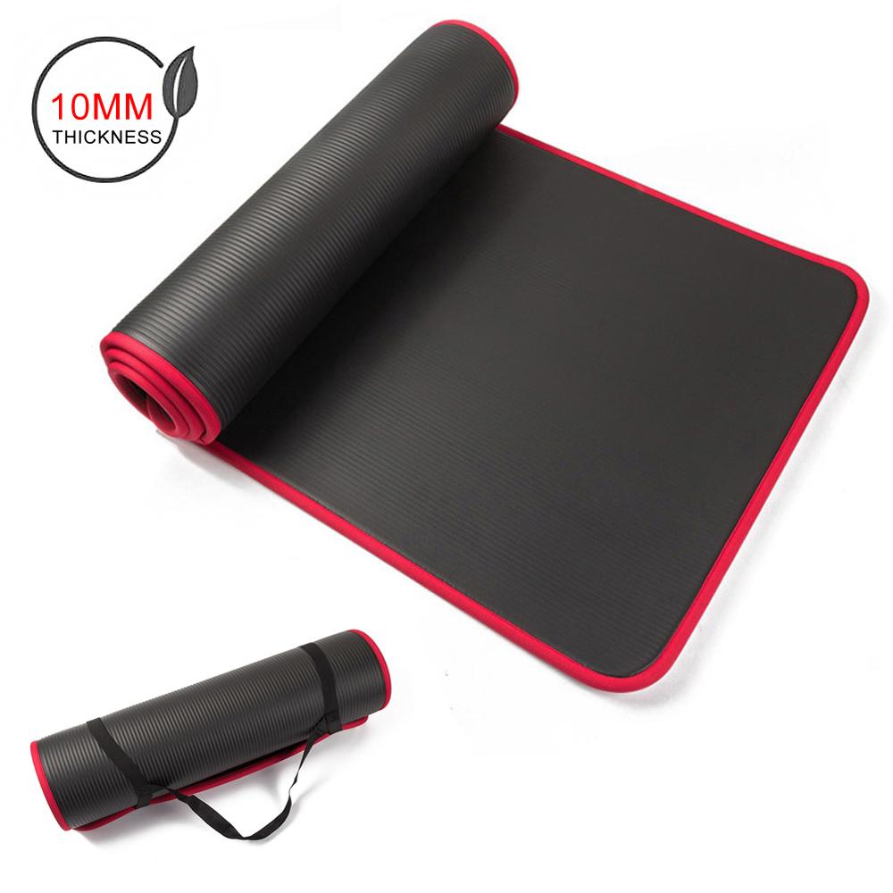 10 mm Durable Yoga Mat - Blue Force Sports