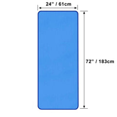 10 mm Durable Yoga Mat - Blue Force Sports