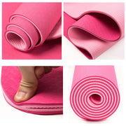 Colorful Thick Non-slip Fitness Mat - Blue Force Sports