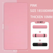 Thick Non-Slip Yoga Mat - Blue Force Sports