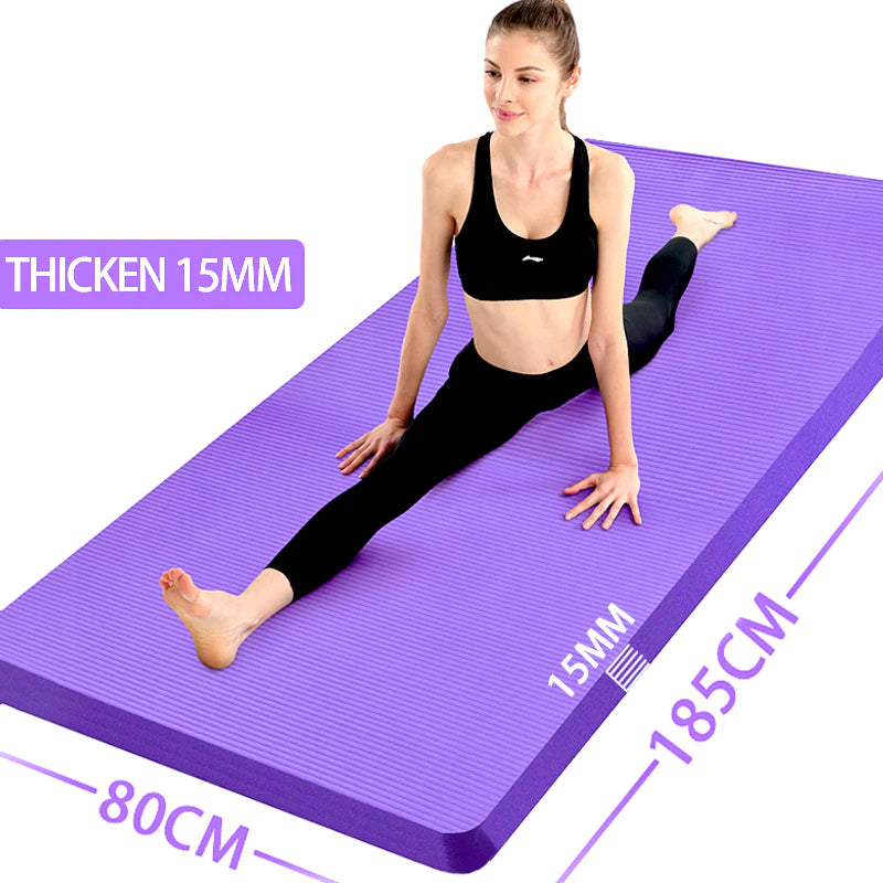 Thick Non-Slip Foam Mat - Blue Force Sports