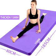Thick Non-Slip Foam Mat - Blue Force Sports
