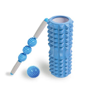 Massage Foam Yoga Set, 3 Pcs - Blue Force Sports
