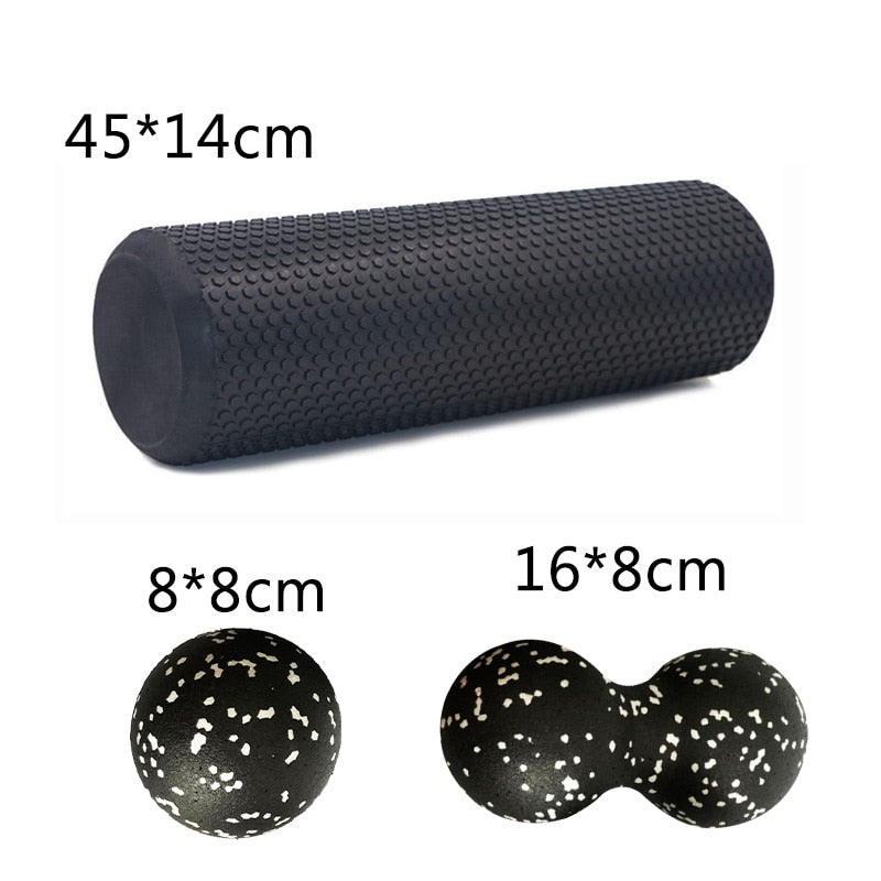 Yoga Massage Foam Roller - Blue Force Sports