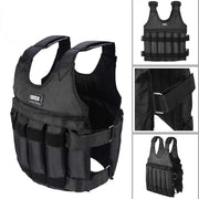 Sport Adjustable Black Weighted Vest - Blue Force Sports