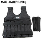 Sport Adjustable Black Weighted Vest - Blue Force Sports
