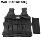 Sport Adjustable Black Weighted Vest - Blue Force Sports