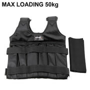 Sport Adjustable Black Weighted Vest - Blue Force Sports