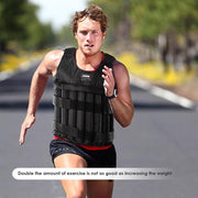 Exercise Training Adjustable Weighted Vest - Blue Force Sports