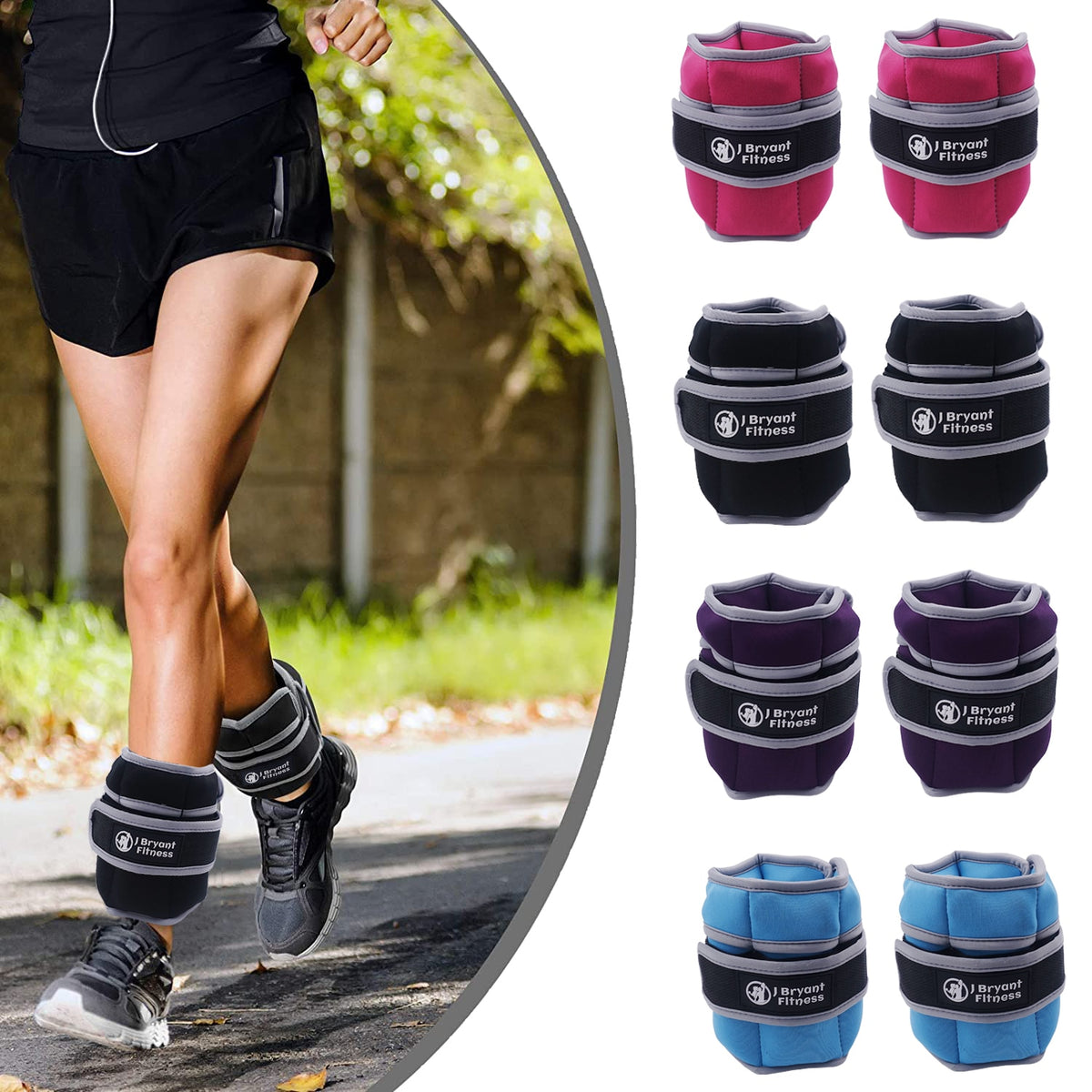 Training Adjustable Ankle Weight - Blue Force Sports