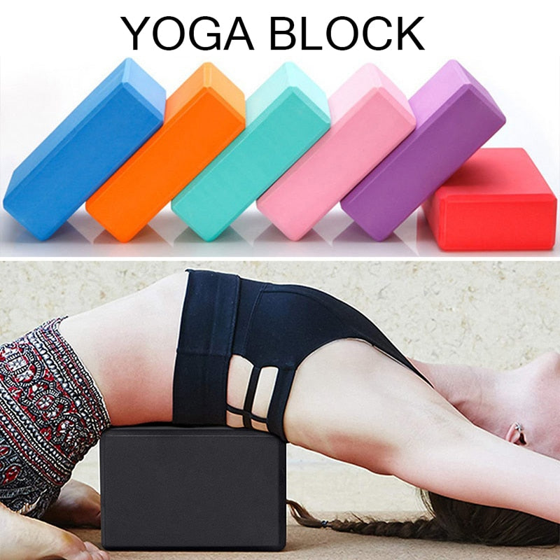 Colorful Foam EVA Yoga Block - Blue Force Sports