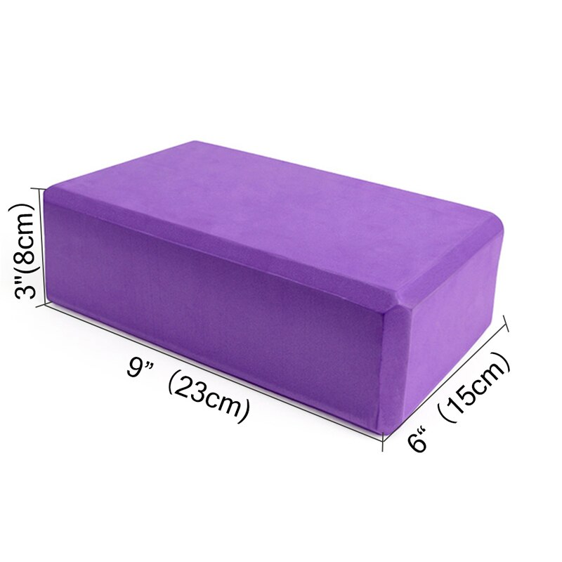 Colorful Foam EVA Yoga Block - Blue Force Sports