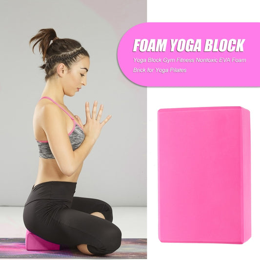 Portable Yoga Foam Block - Blue Force Sports