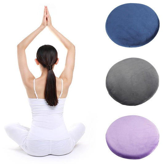 Yoga Meditation Round Memory Cotton Pillow - Blue Force Sports