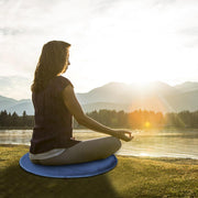 Yoga Meditation Round Memory Cotton Pillow - Blue Force Sports