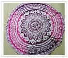 Round Printing Yoga Blanket - Blue Force Sports