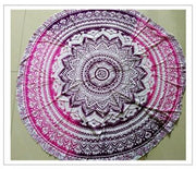 Round Printing Yoga Blanket - Blue Force Sports
