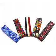 Printed Yoga Stretch Strap - Blue Force Sports