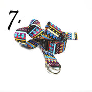 Printed Yoga Stretch Strap - Blue Force Sports