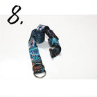 Printed Yoga Stretch Strap - Blue Force Sports