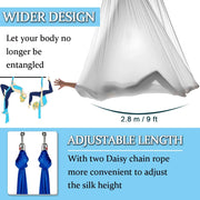 Solid Color Yoga Flying Hammock - Blue Force Sports