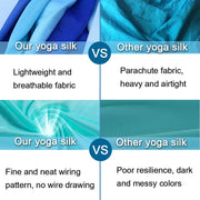 Solid Color Yoga Flying Hammock - Blue Force Sports